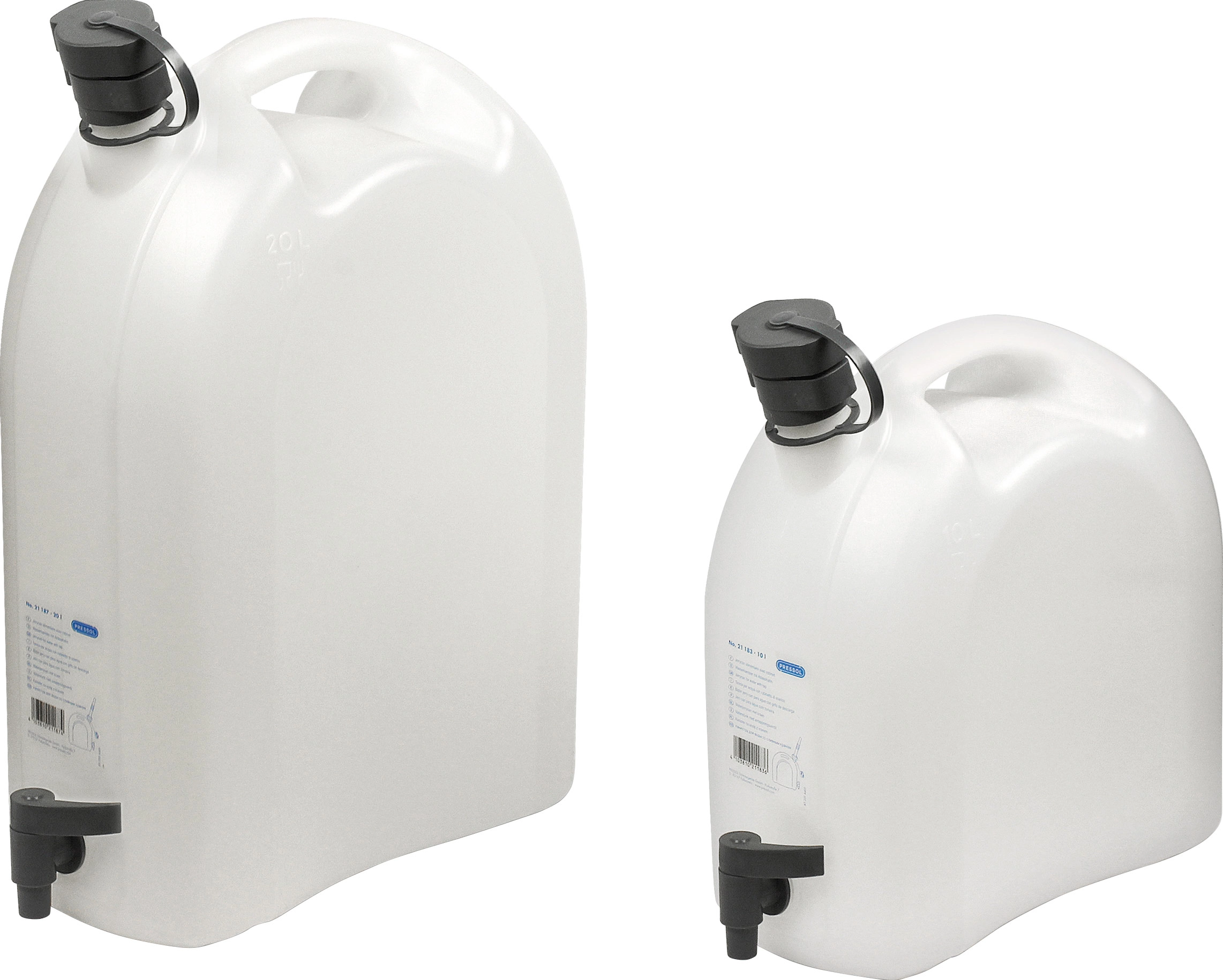 Hergestellt für BAUPROFI 3X Wasserkanister ECO 20 Liter mit Hahn 3er Set  Camping-Kanister Wassertank NEU